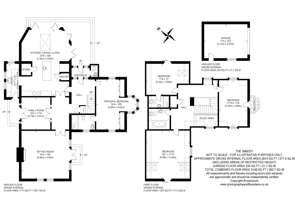Floorplans For The Smiddy, Smithy Row, East Fortune, North Berwick, East Lothian