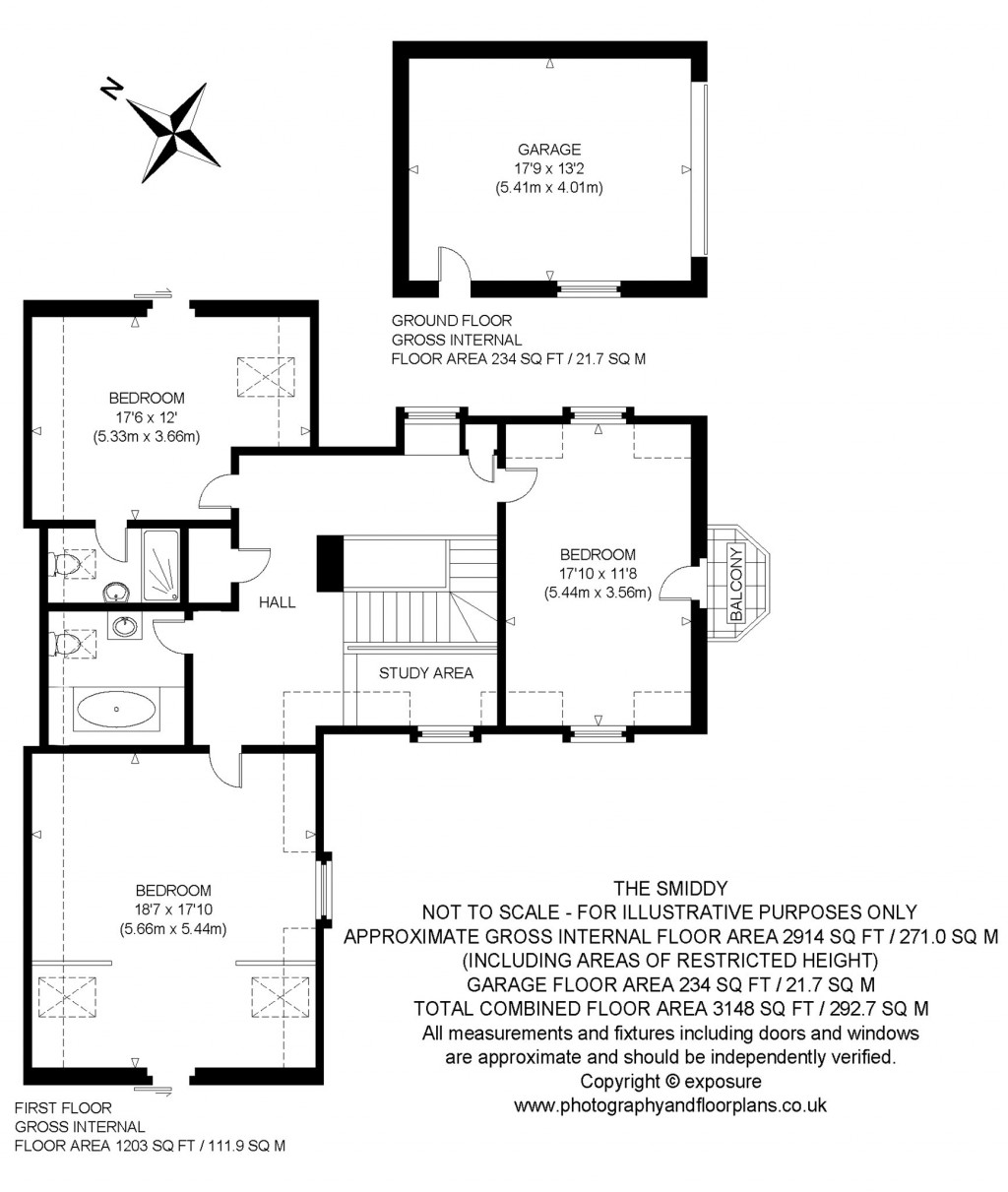 Floorplans For The Smiddy, Smithy Row, East Fortune, North Berwick, East Lothian