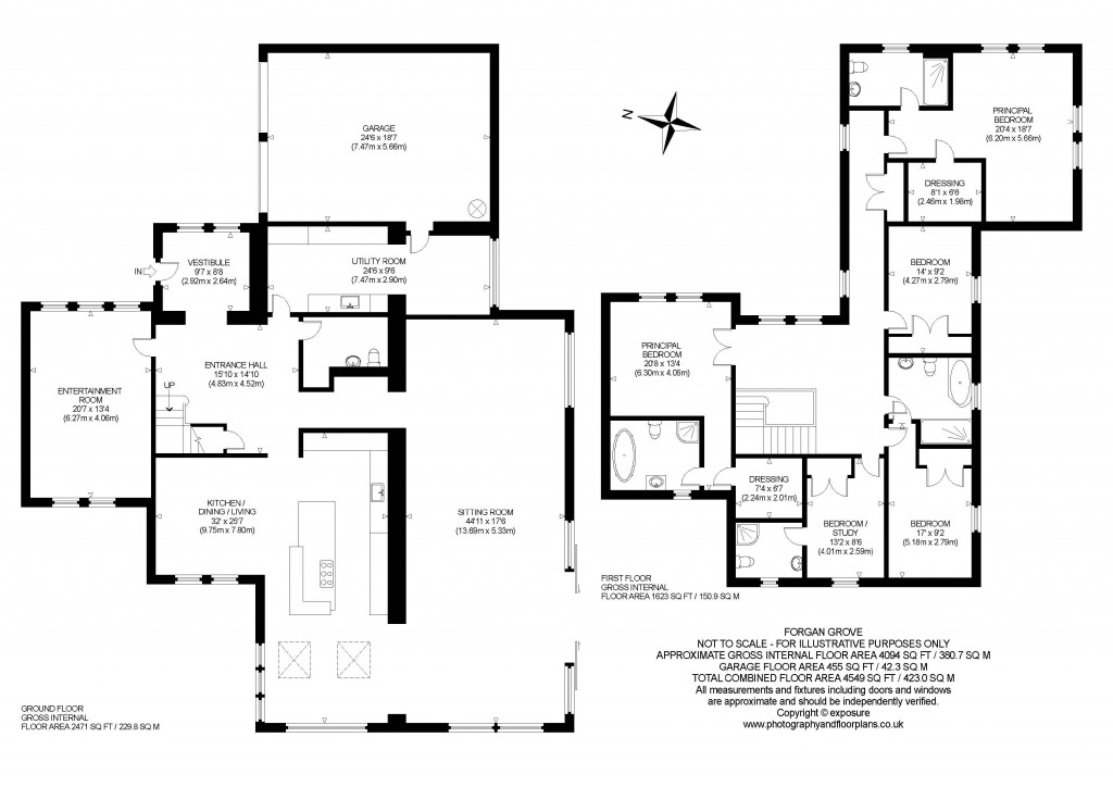 Floorplans For 1 Forgan Grove, Forgan Grove, Forgandenny, Perth, Perth and Kinross