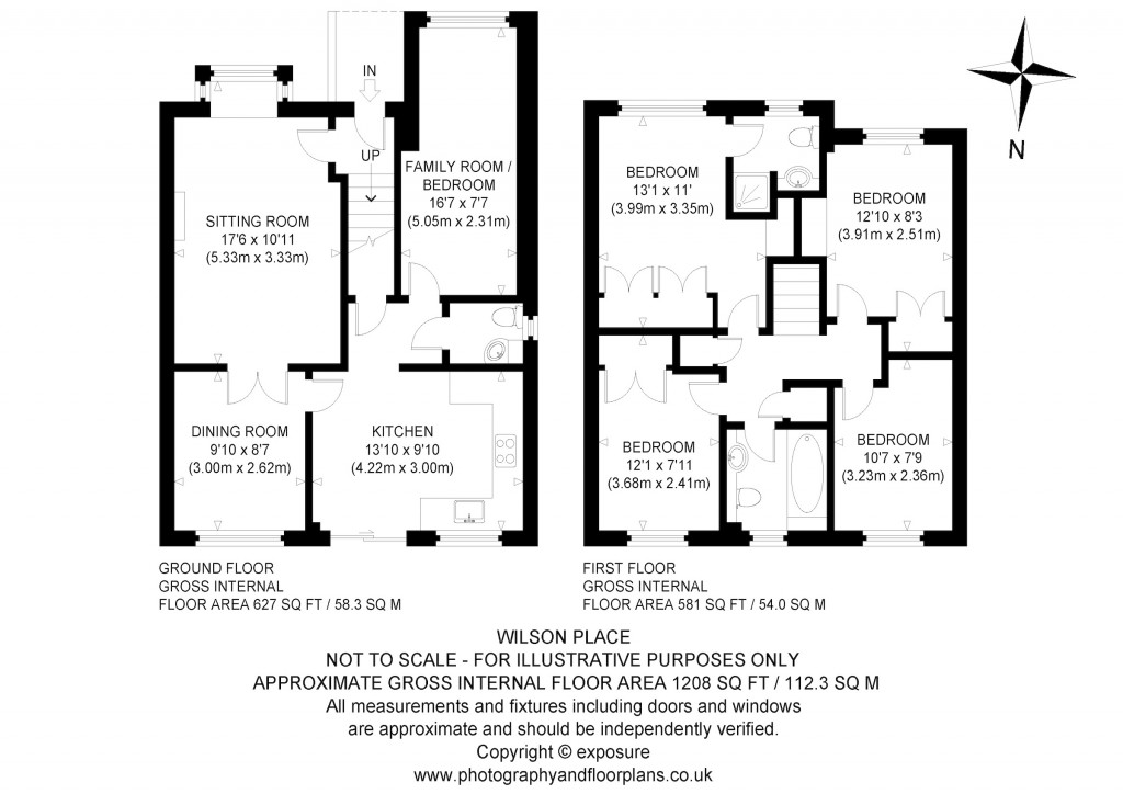 Floorplans For Wilson Place, Dunbar, East Lothian