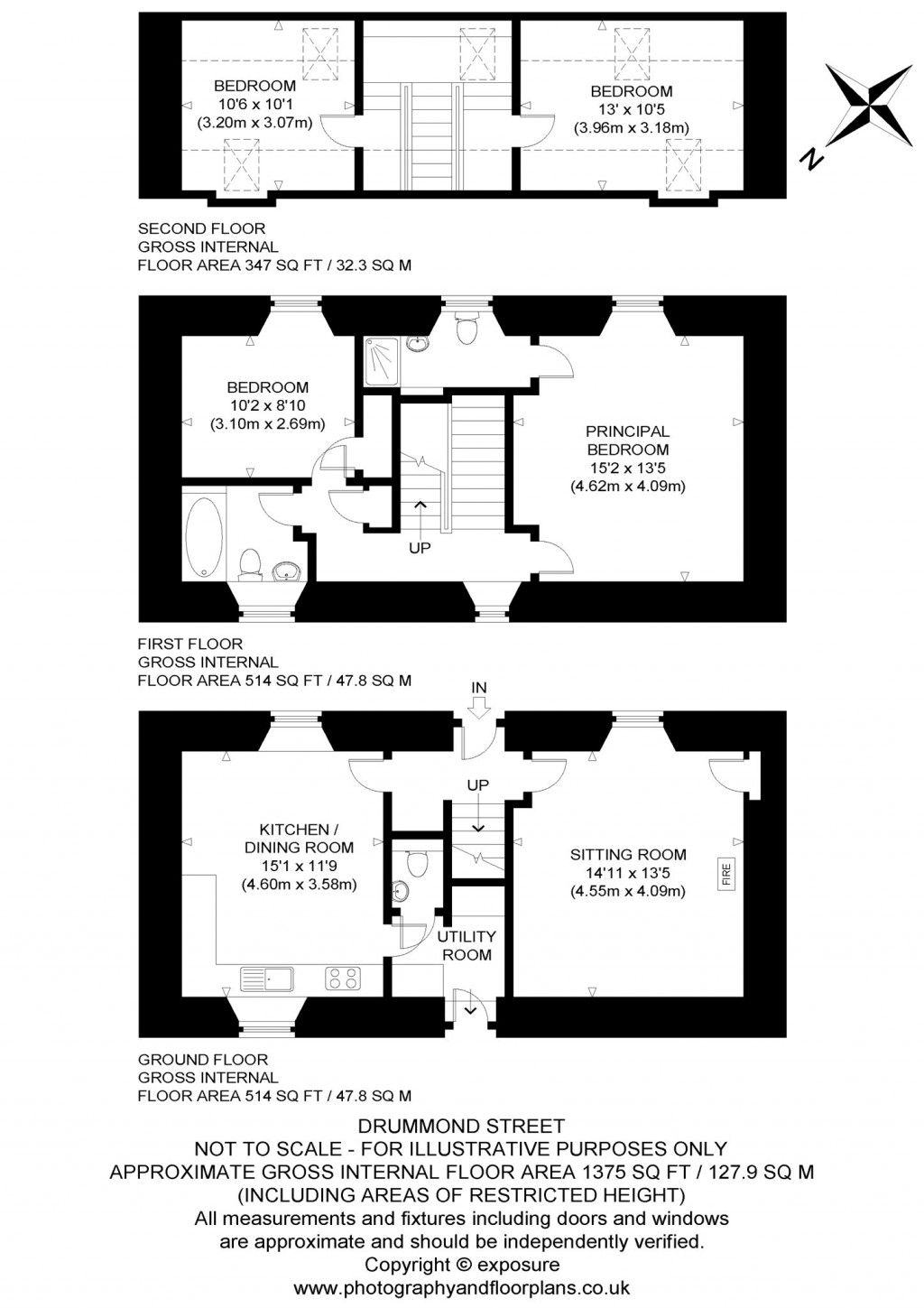 Floorplans For Drummond Street, Comrie, Crieff, Perth and Kinross