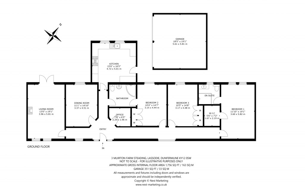 Floorplans For 3 Muirton Farm Steadings, Lassodie, Dunfermline, Fife