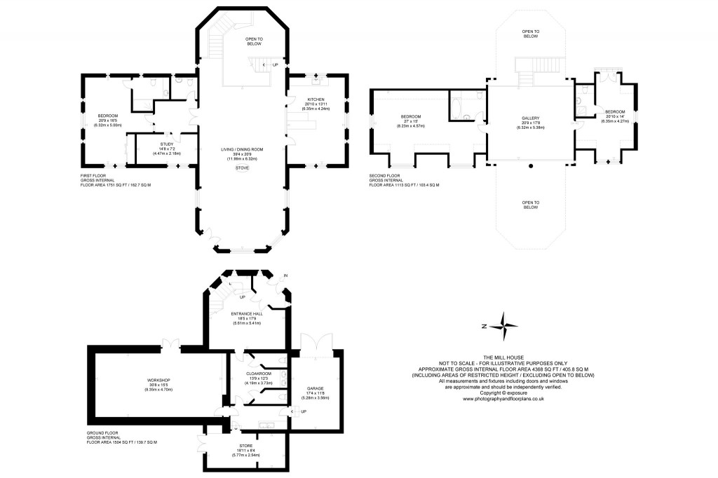 Floorplans For Mill House At Plane Castle, Mill House At Plane Castle, By Bannockburn, Stirling