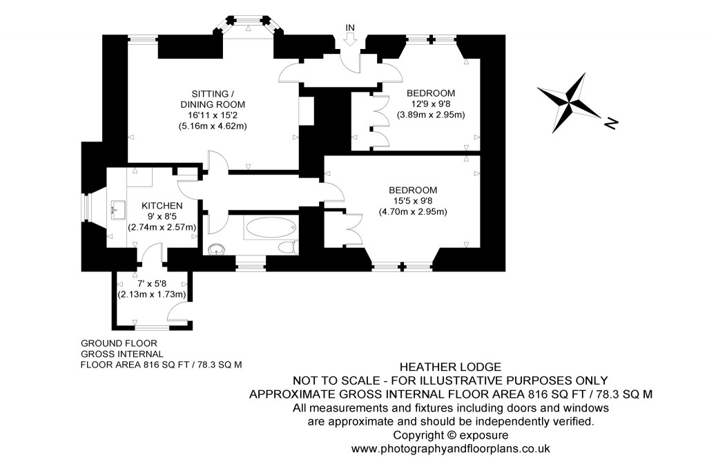 Floorplans For Heather Lodge, Whittingehame Estate, East Linton