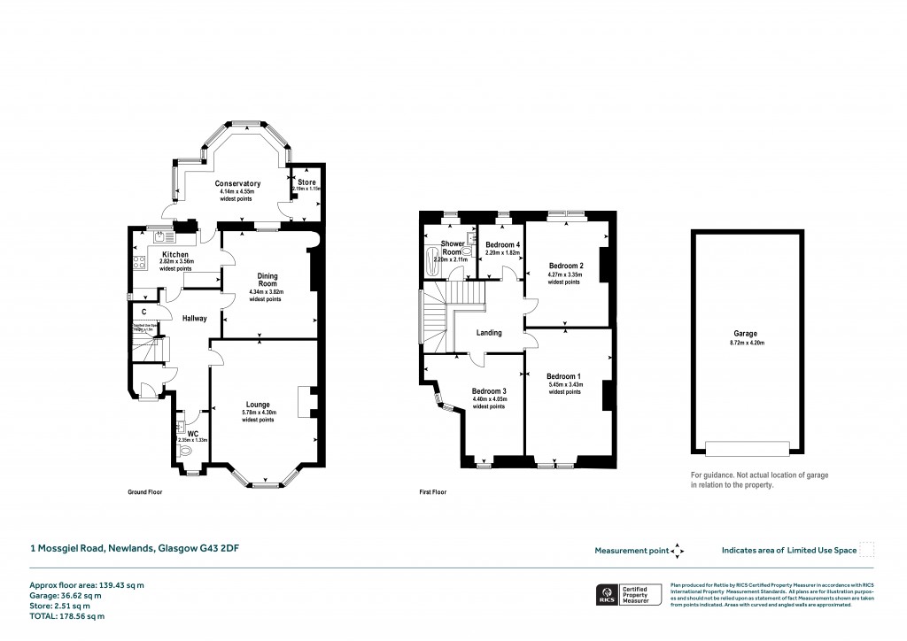 Floorplans For Mossgiel Road, Newlands, Glasgow