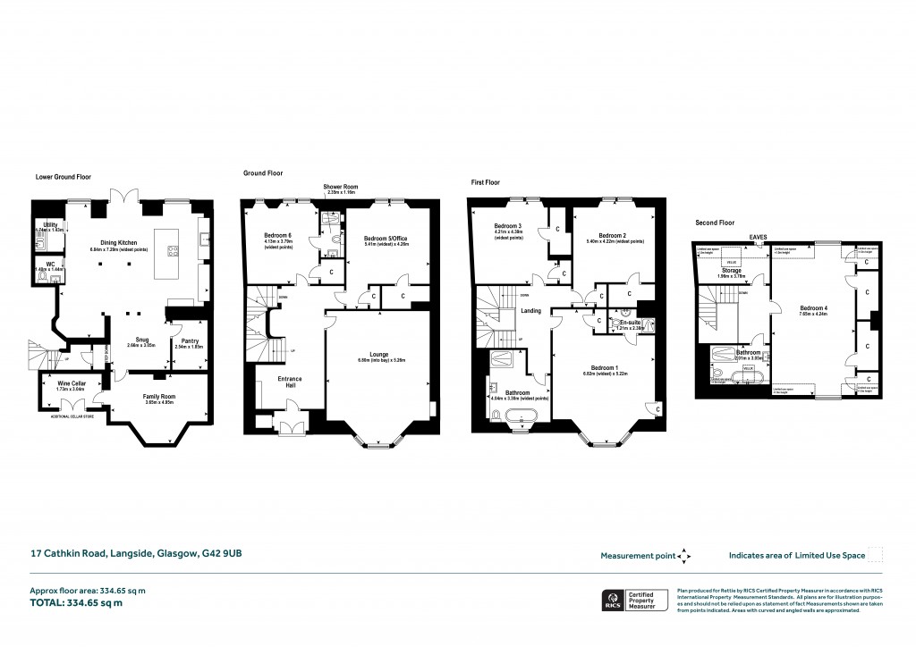 Floorplans For Cathkin Road, Langside, Glasgow