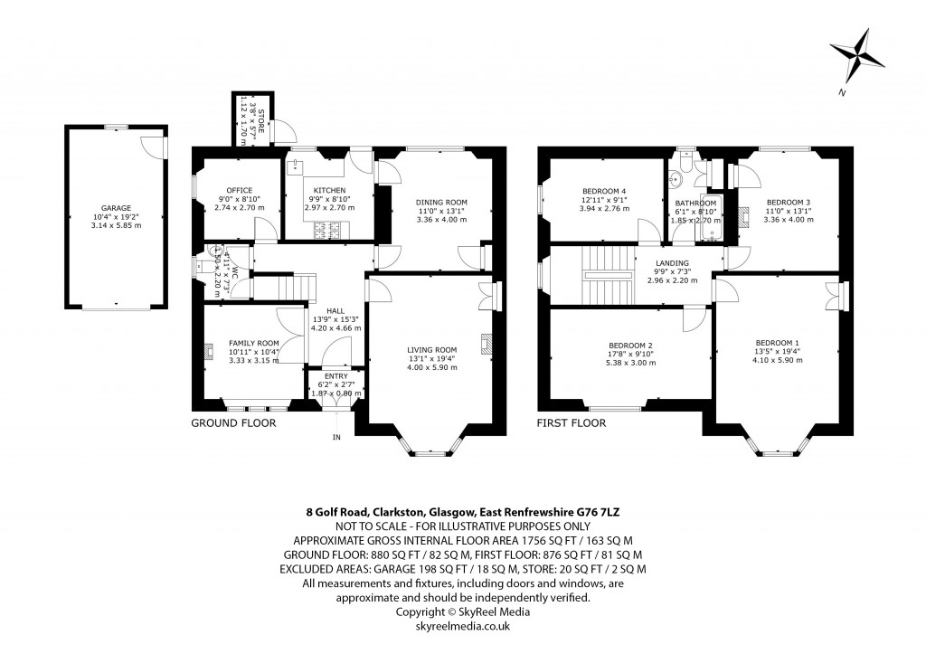Floorplans For Golf Road, Clarkston, Glasgow, East Renfrewshire