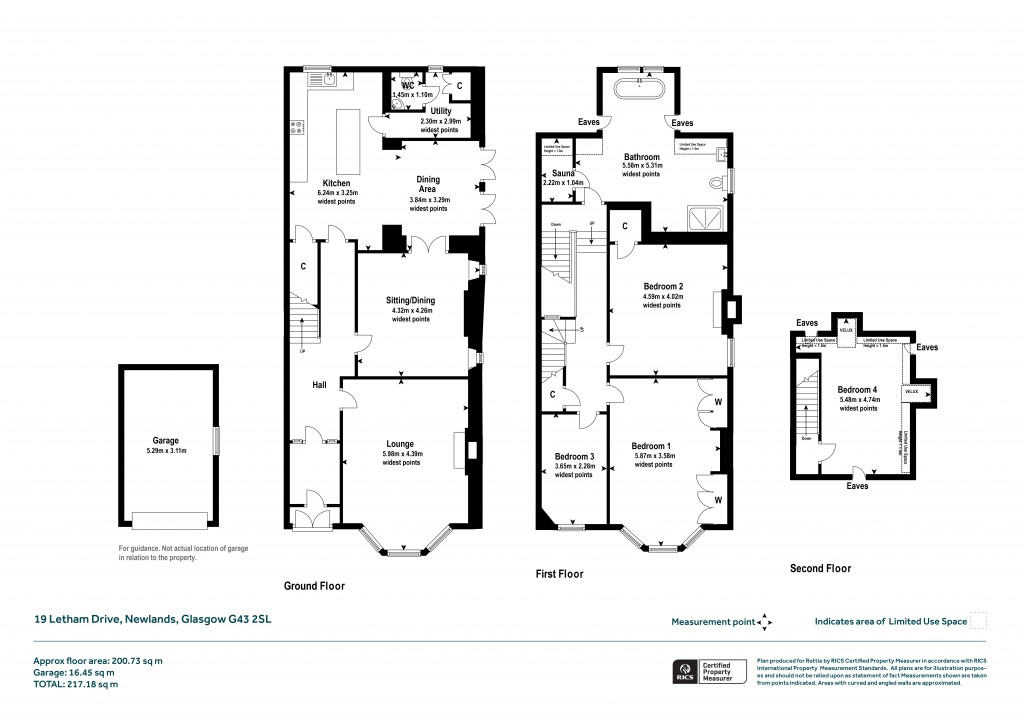 Floorplans For Letham Drive, Newlands, Glasgow
