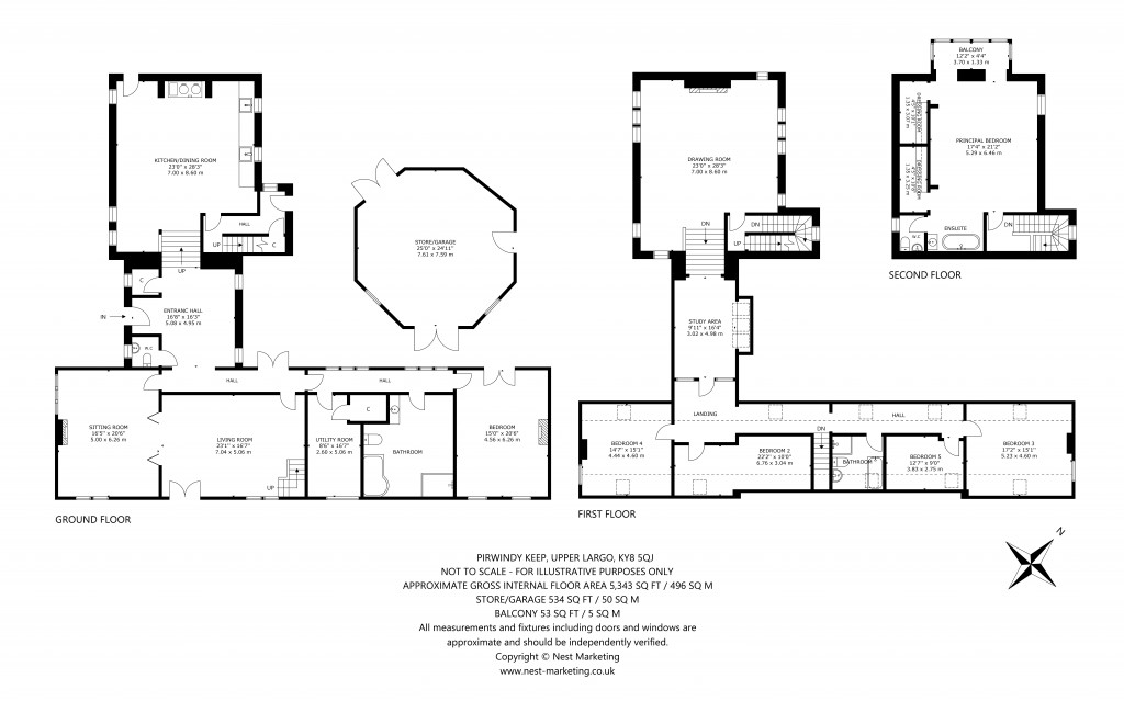 Floorplans For Pirwindy Keep, Pirwindy, By Largo
