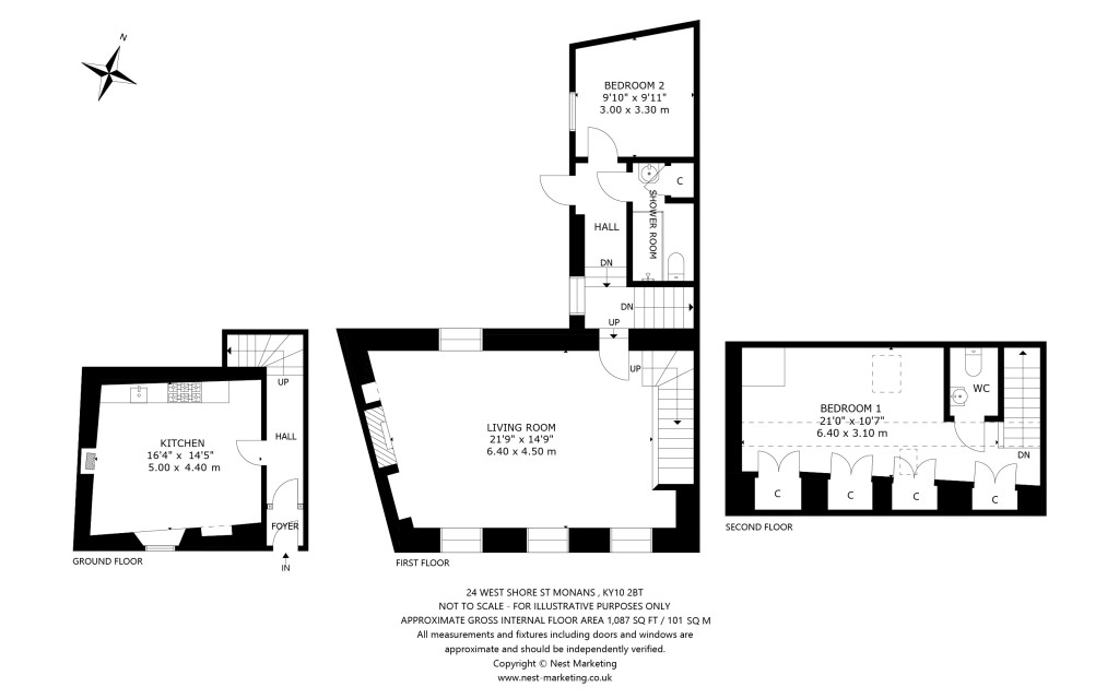 Floorplans For West Shore, St. Monans, Anstruther