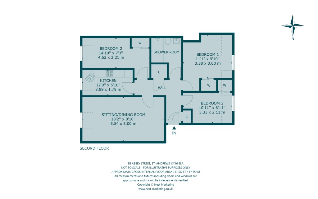 Floorplans For Abbey Street, St. Andrews