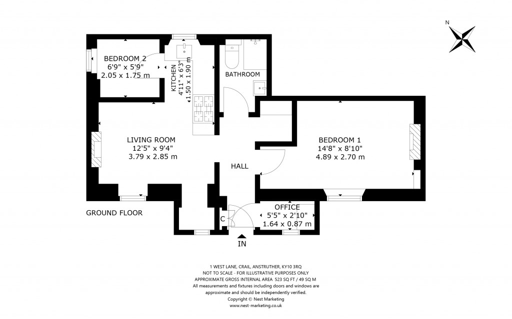 Floorplans For West Lane, Crail, Anstruther
