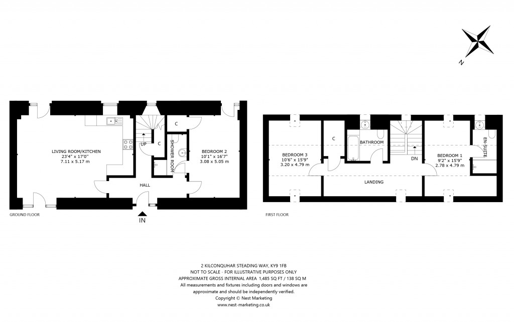 Floorplans For Kilconquhar Steading Way, Kilconquhar, Leven