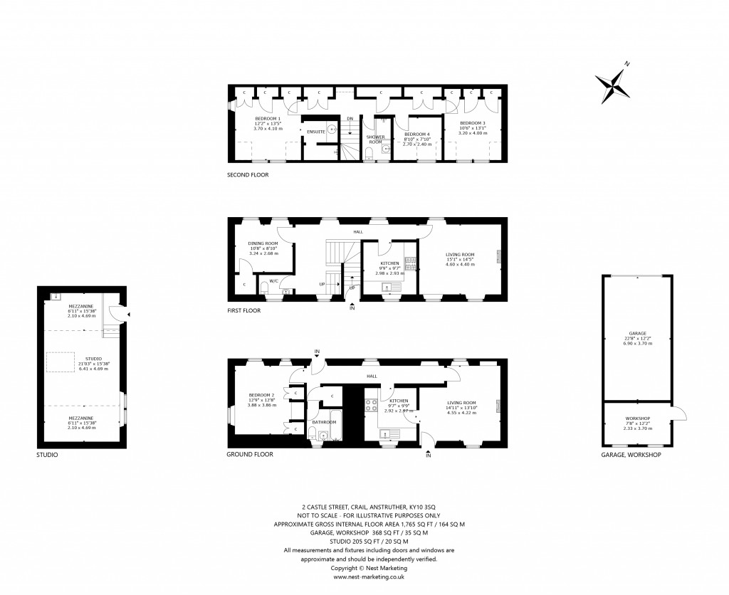 Floorplans For Castle Street, Crail, Anstruther
