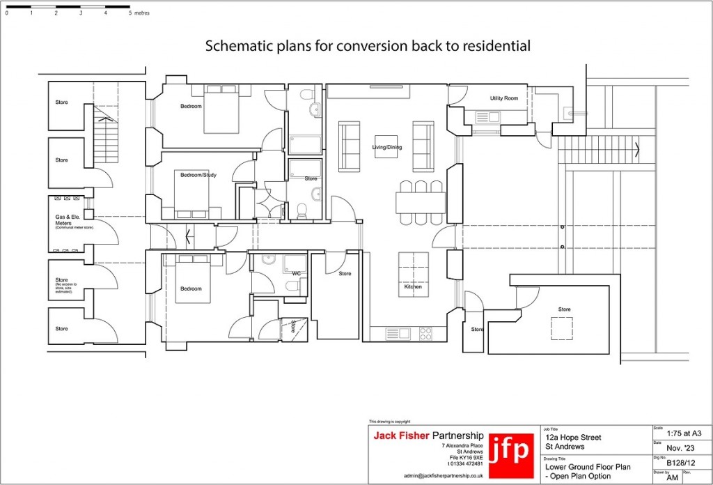 Floorplans For Hope Street, St. Andrews