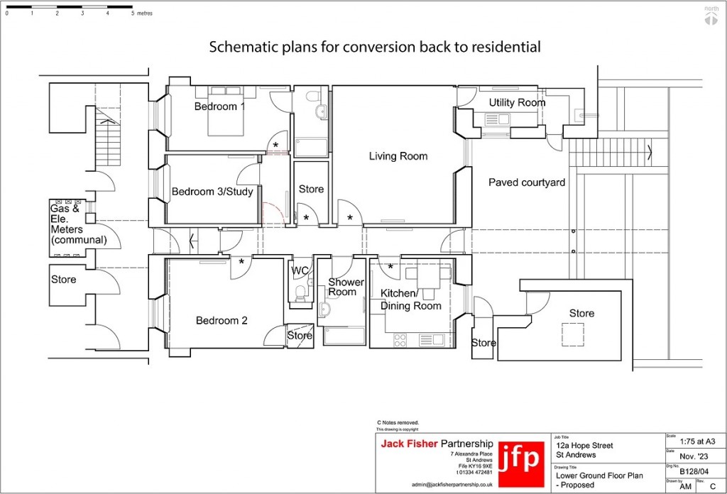 Floorplans For Hope Street, St. Andrews
