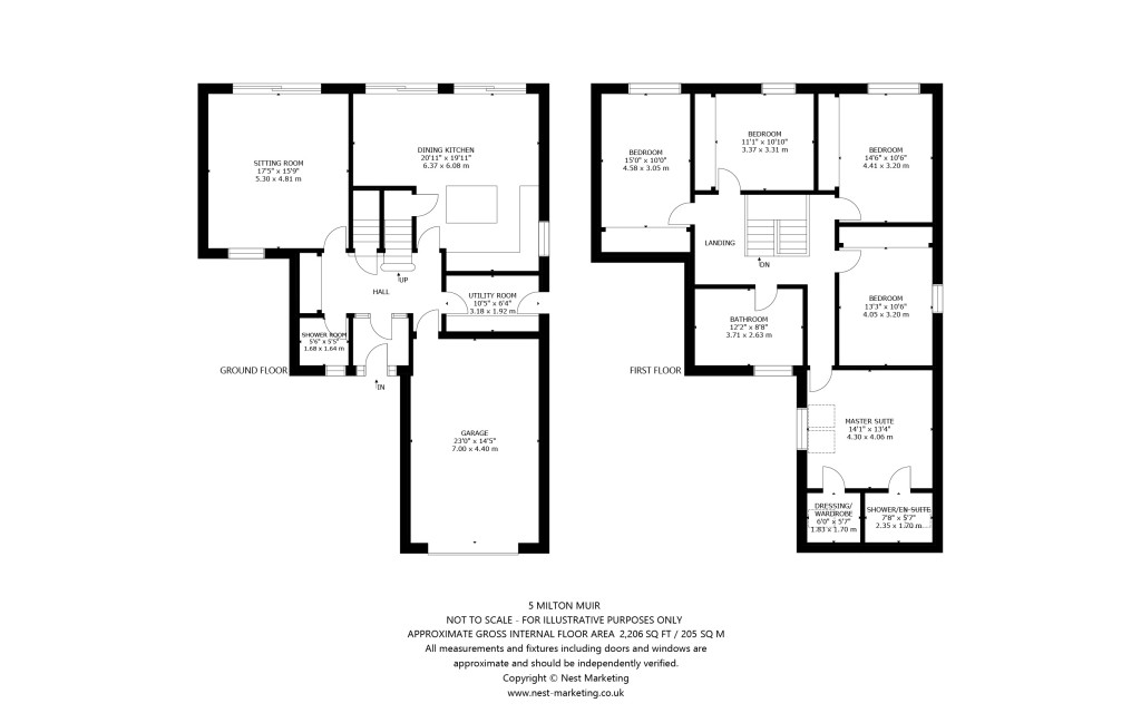 Floorplans For Plot 5 Milton Muir, Anstruther
