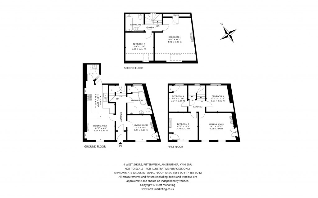 Floorplans For West Shore, Pittenweem, Anstruther