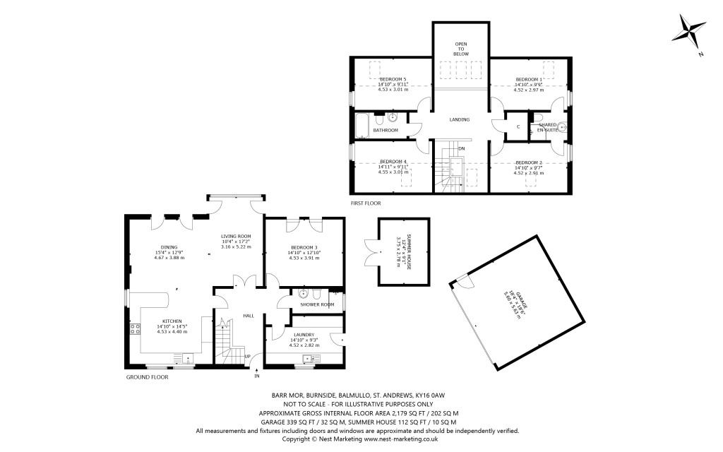 Floorplans For Barr Mor, Burnside, Balmullo, St. Andrews