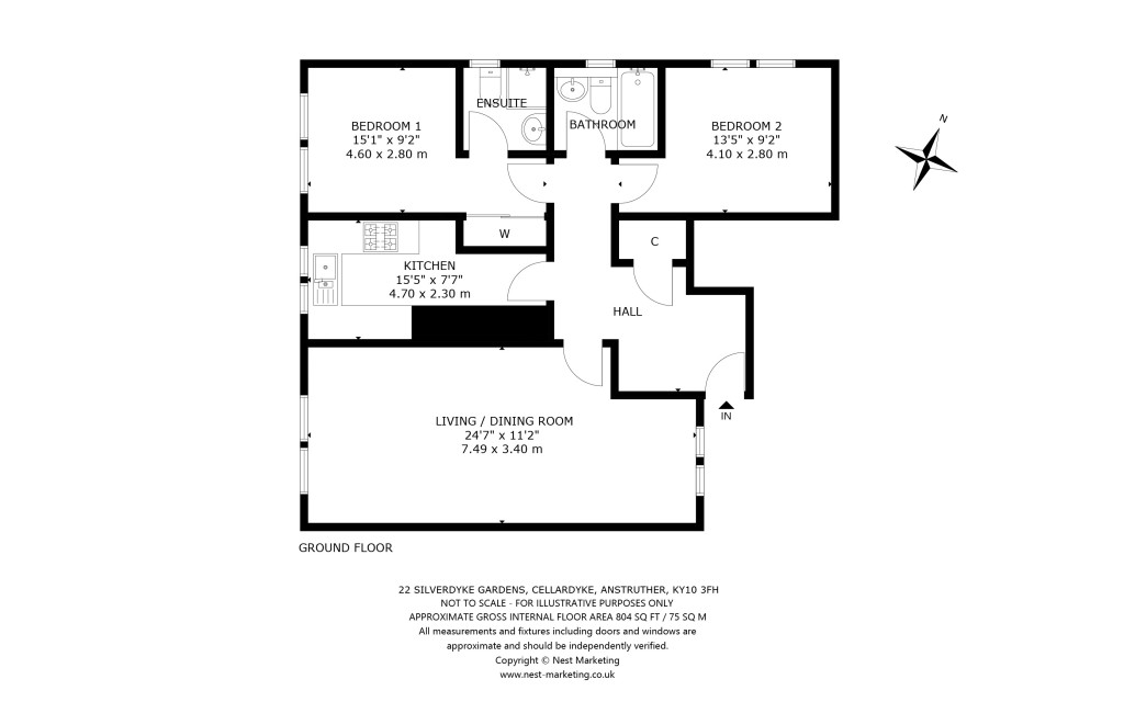 Floorplans For Silverdyke Gardens, Cellardyke, Anstruther