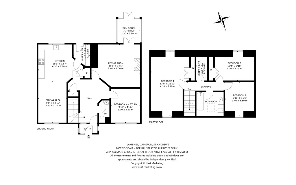 Floorplans For Lambhill, Cameron, St. Andrews