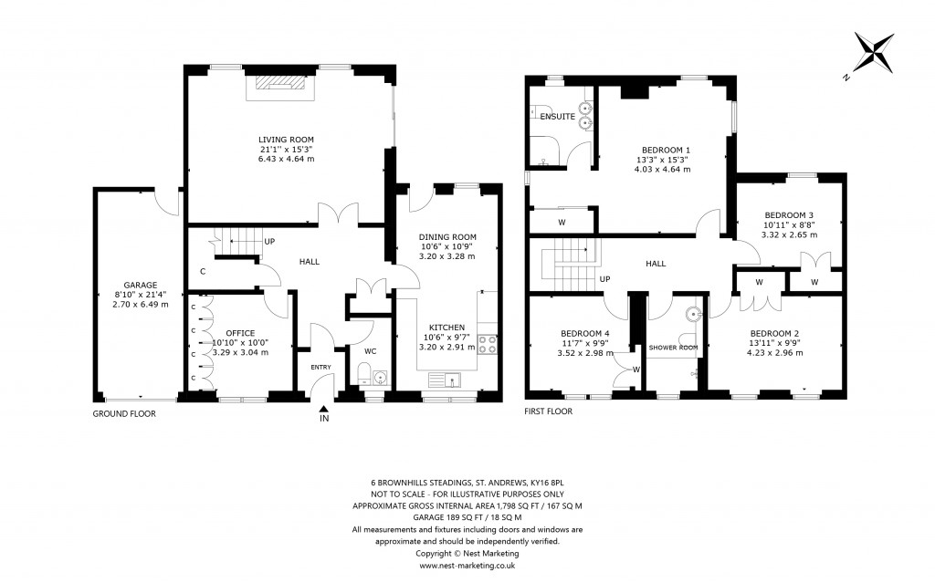 Floorplans For Brownhills Steadings, St. Andrews