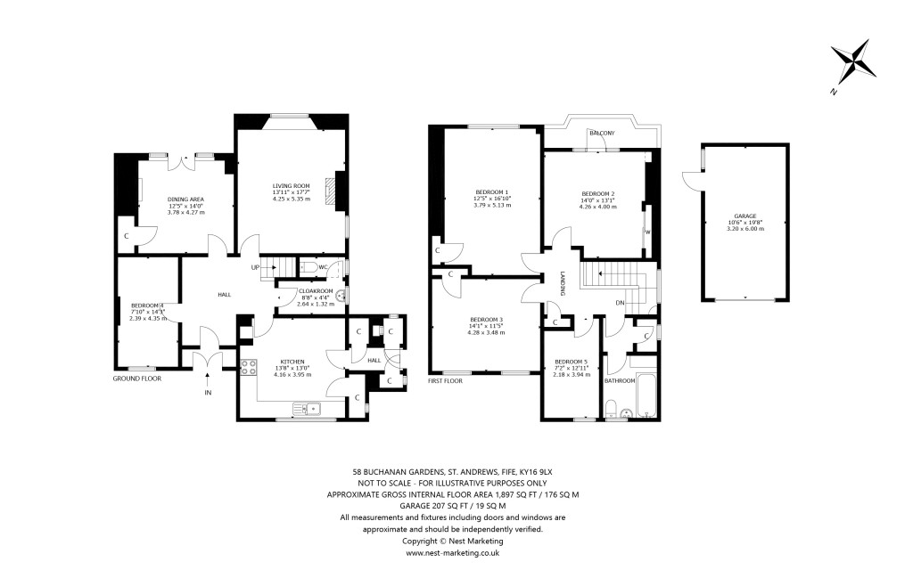 Floorplans For Buchanan Gardens, St. Andrews, Fife