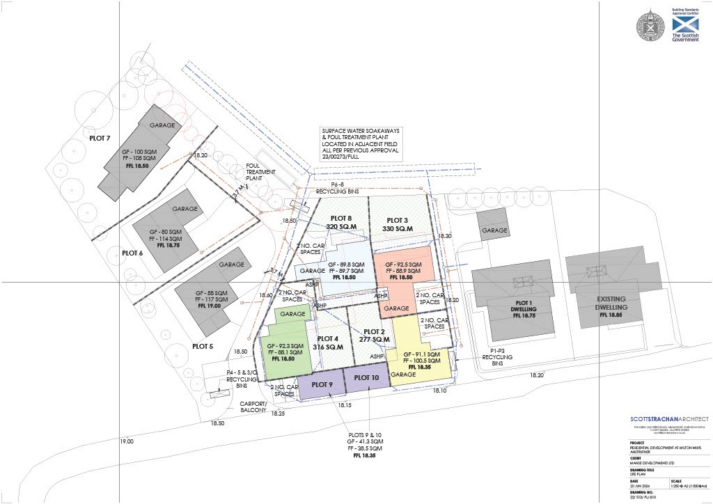 Floorplans For Milton Muir, Anstruther