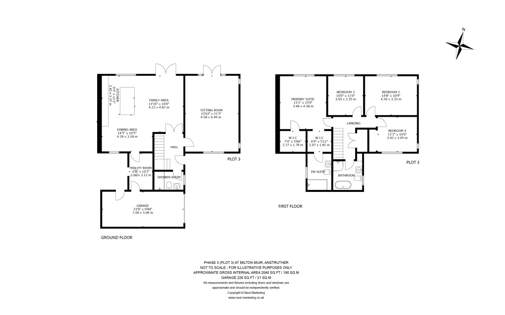 Floorplans For Milton Muir, Anstruther