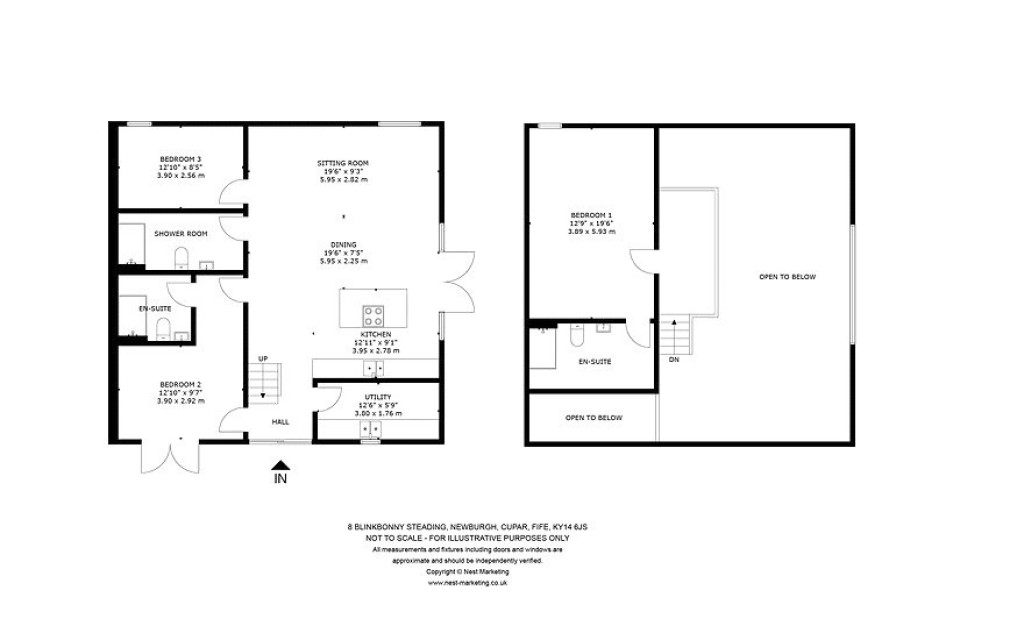 Floorplans For Blinkbonny Steading, East Of Lindores, Cupar, Fife