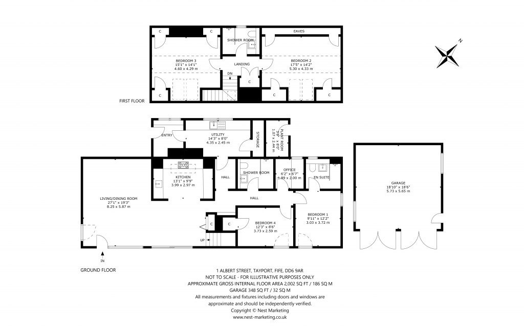 Floorplans For Albert Street, Tayport, Fife