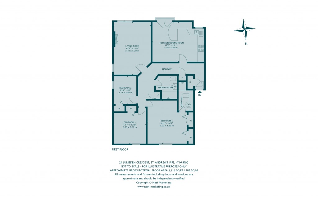 Floorplans For Lumsden Crescent, St. Andrews, Fife