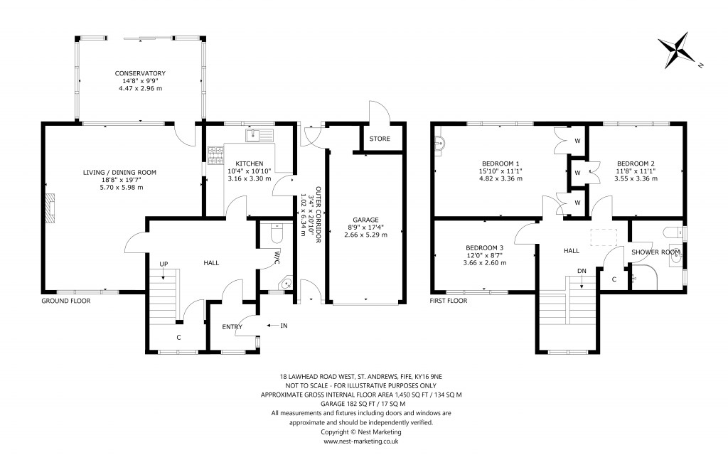 Floorplans For Lawhead Road West, St. Andrews, Fife