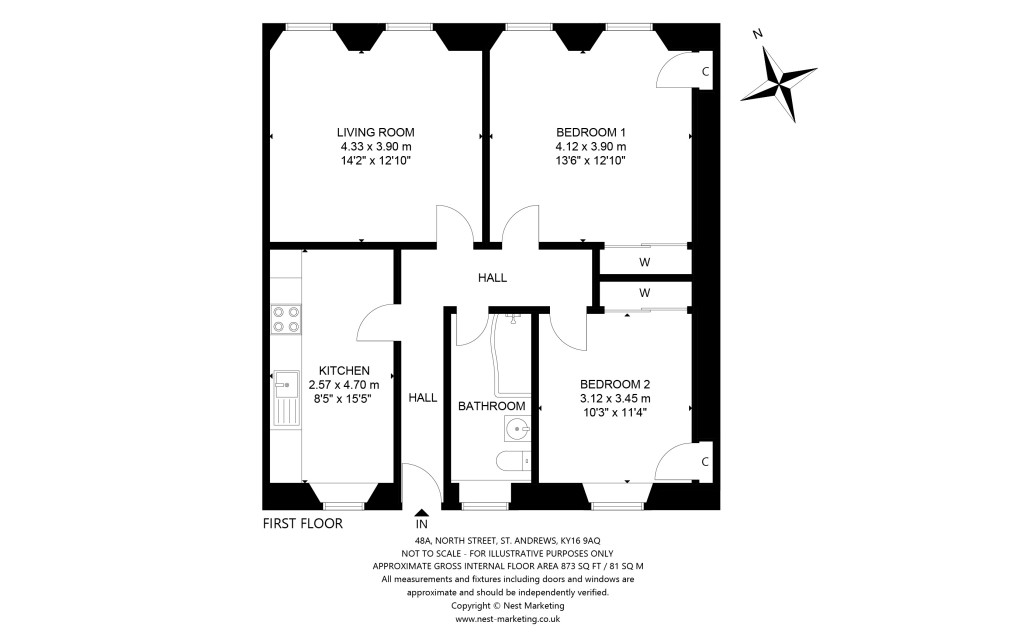 Floorplans For North Street, St. Andrews