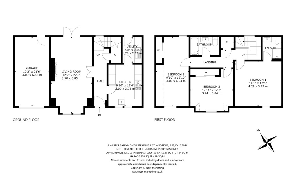Floorplans For Wester Balrymonth Steadings, St. Andrews, Fife