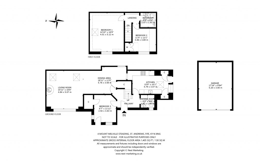 Floorplans For Mount Melville Steading, St. Andrews, Fife