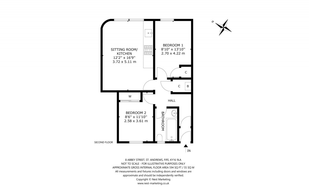 Floorplans For Abbey Street, St. Andrews, Fife