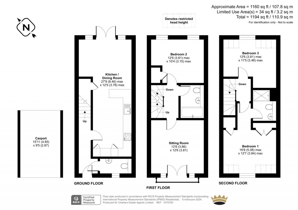 Floorplans For Chivers Road, Romsey, Hampshire, SO51