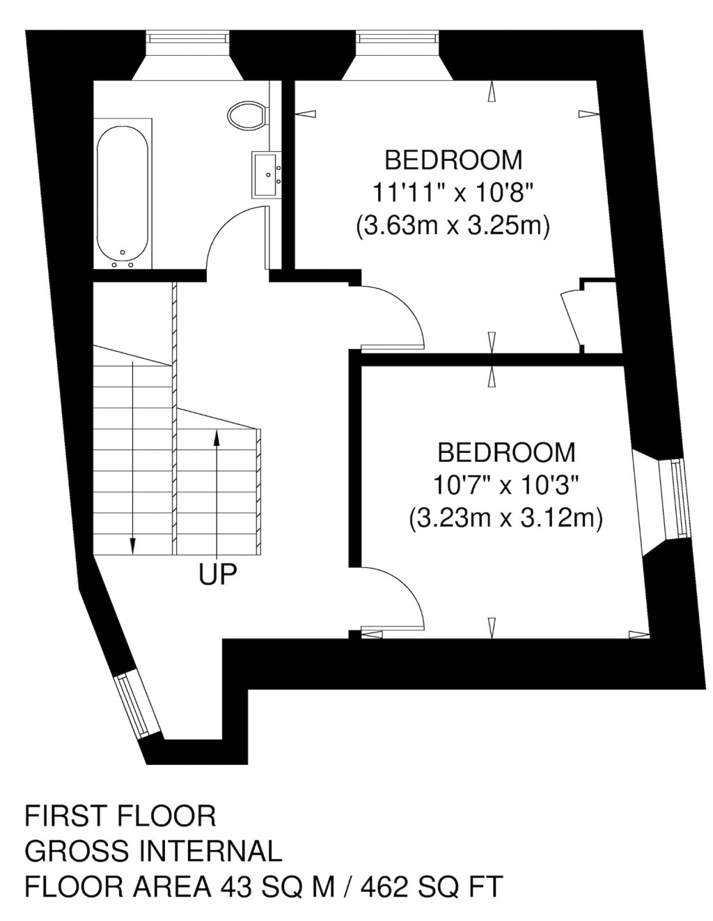 Floorplans For High Street, Gifford, Haddington