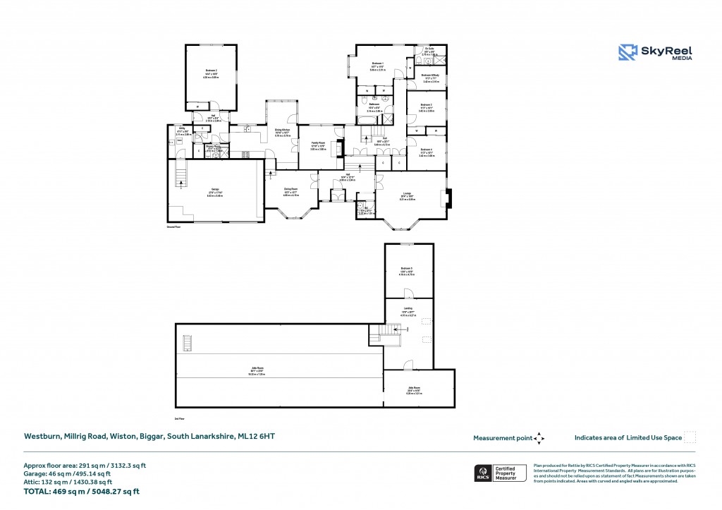 Floorplans For Wiston, Biggar, South Lanarkshire