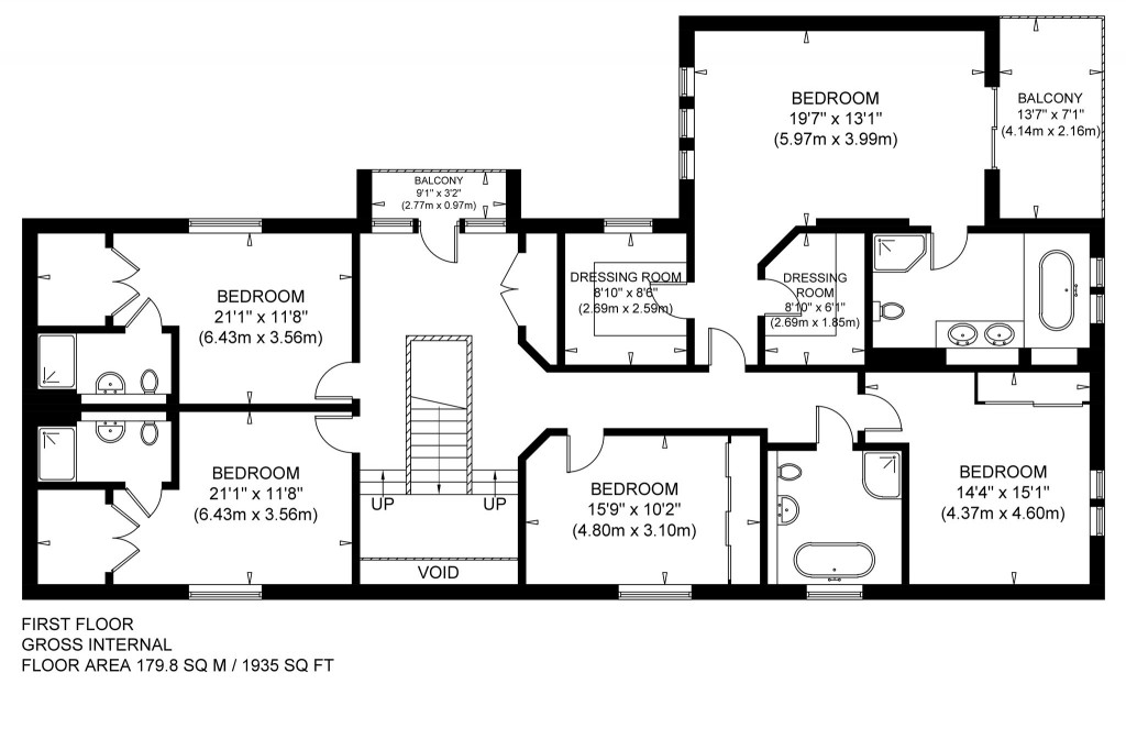 Floorplans For Westfield, Bathgate, West Lothian