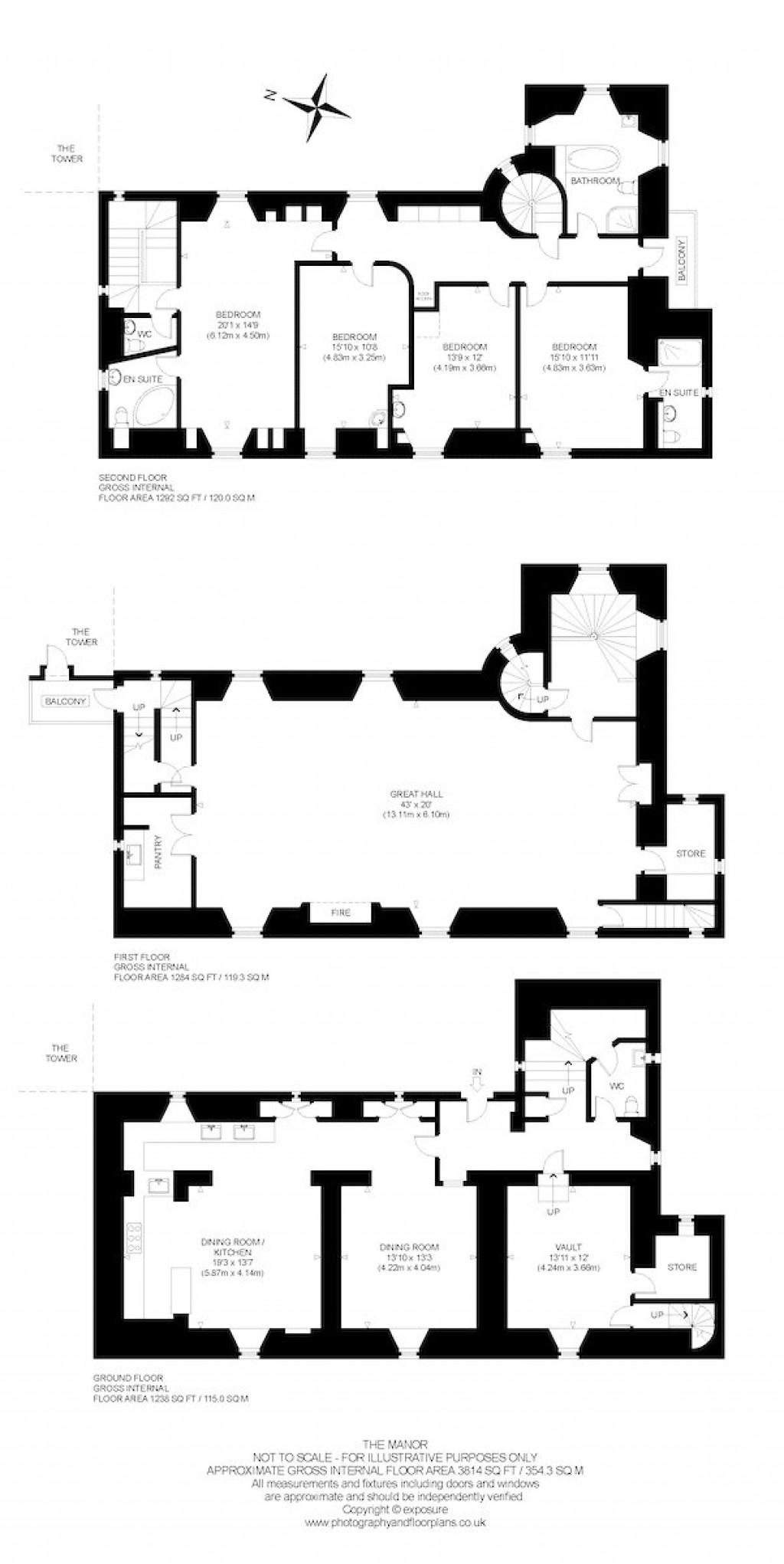 Floorplans For By Bannockburn, Stirling