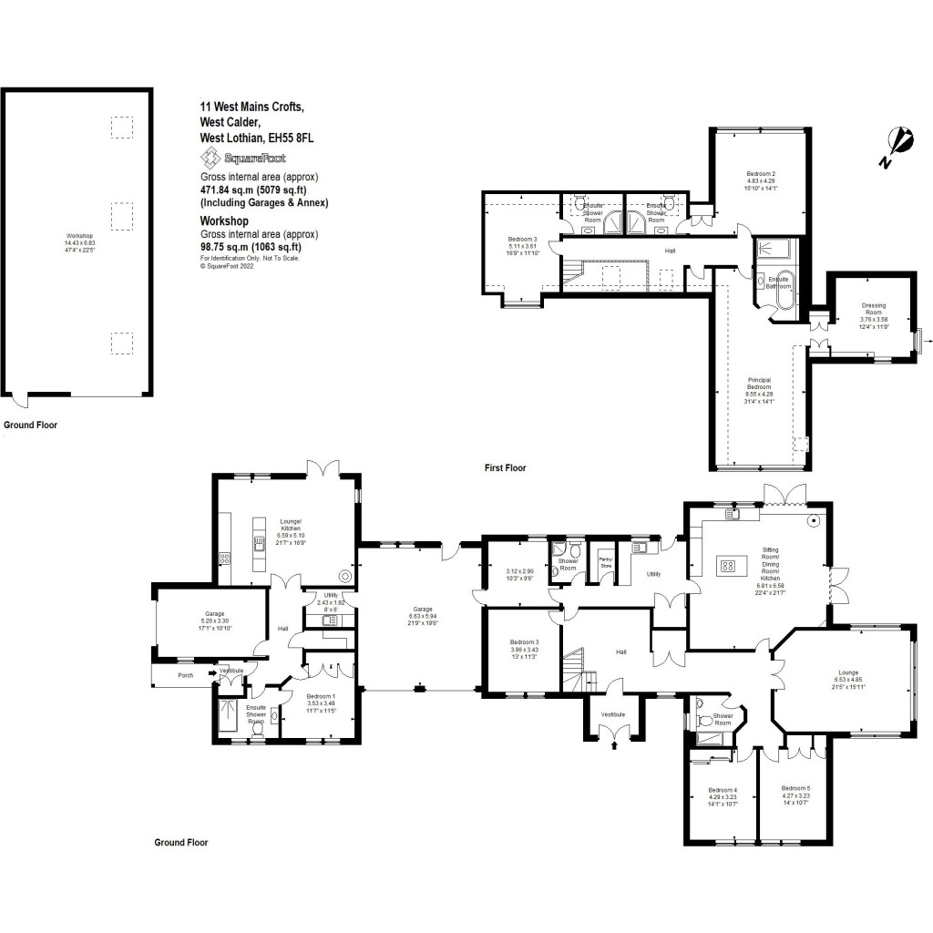 Floorplans For West Mains Crofts, West Calder, West Lothian