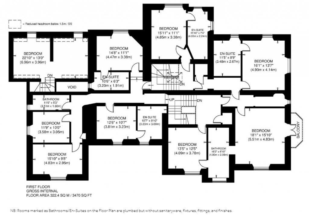Floorplans For Dunmore Park, Airth, Falkirk