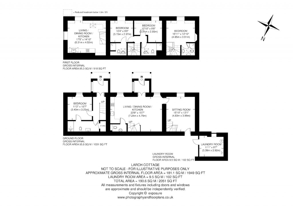 Floorplans For Aberfeldy, Perth and Kinross