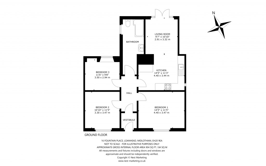 Floorplans For Loanhead, Midlothian
