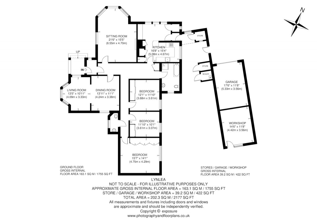 Floorplans For Erskine Road, 8 Erskine Road, Gullane, East Lothian