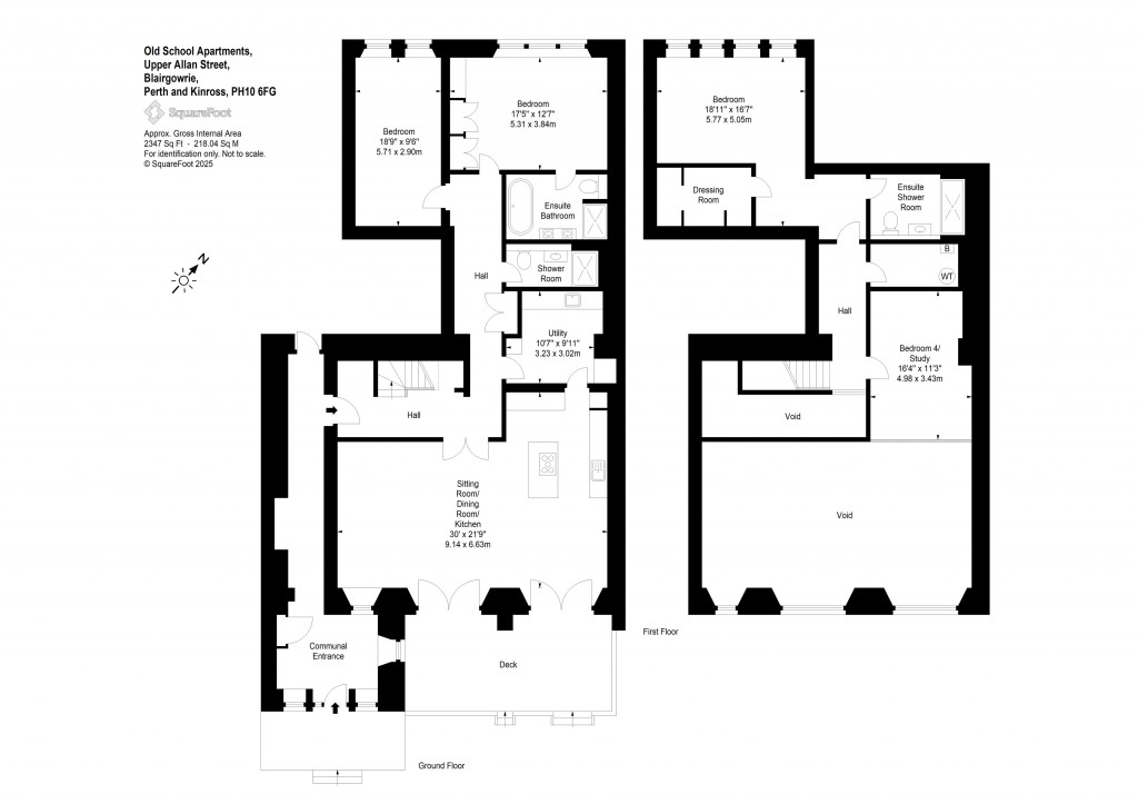 Floorplans For Upper Allan Street, Blairgowrie, Perth and Kinross