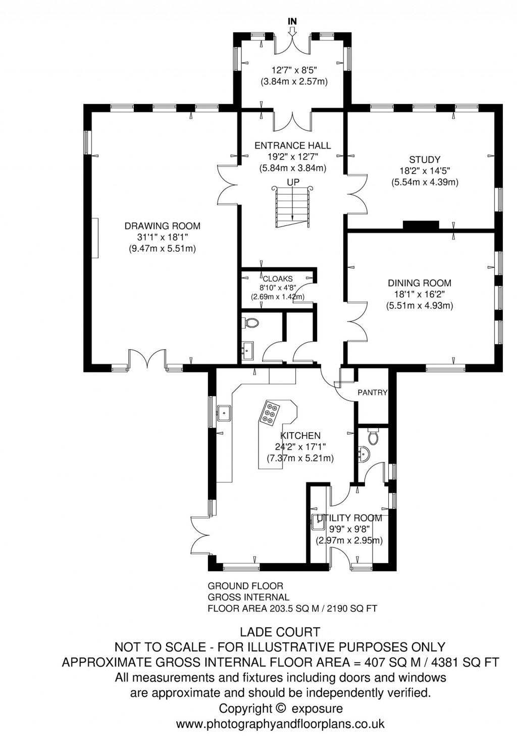 Floorplans For Lade Court, 4 Lade Court, Linlithgow, West Lothian