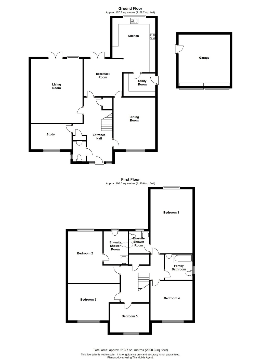 Floorplans For Ruglys Way, Charing